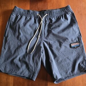 Vissla, Ecolastics Quick Dry Drawstring Shorts, Size Small, Color: Dark Blue